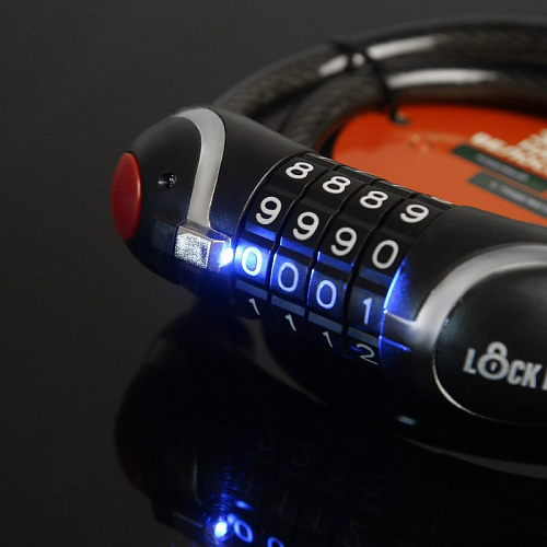 													Замок кодовый LOCKLAND castle, 10x1000мм, черный, с подсветкой 7478452 фото 2