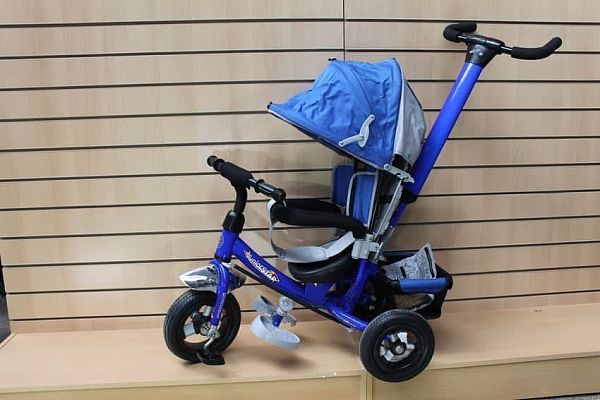 Велосипед трехколесный   синий JS19AT