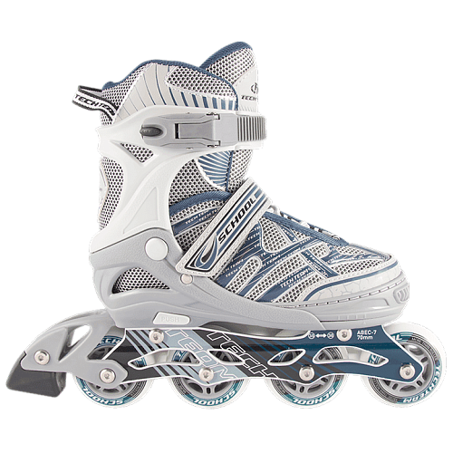 													Роликовые коньки Tech Team School, 31-34 Gray - Dark Blue, , 00010934