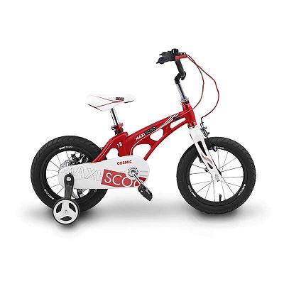 Велосипед детский Maxiscoo Cosmic Делюкс 18" 10,5"  ск. красный  