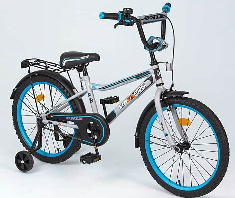 Велосипед детский MAXXPRO ONIX 20"  матовый черно-синий ONIX-20-4 (19) 