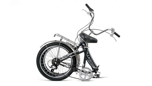 													Велосипед городской складной  FORWARD ARSENAL 20 2.0 20" 14" черный/серый RBKW1YF06009 2021 фото 2
