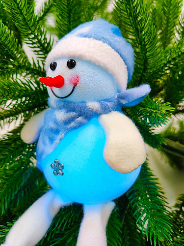 													Снеговик 14 см синий 27010-1Blue фото 10
