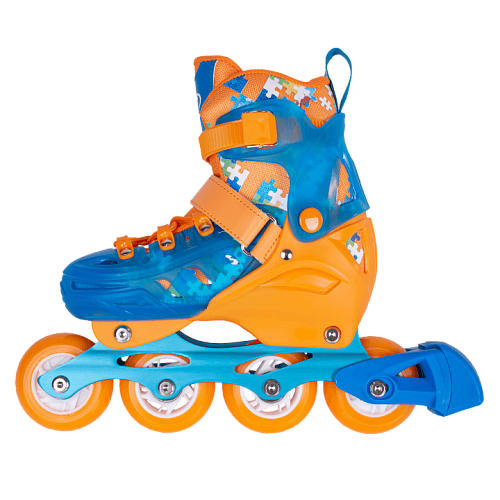 													Роликовые коньки Tech Team Freestyler, 28-31 Orange - Blue, , 00010908 фото 4