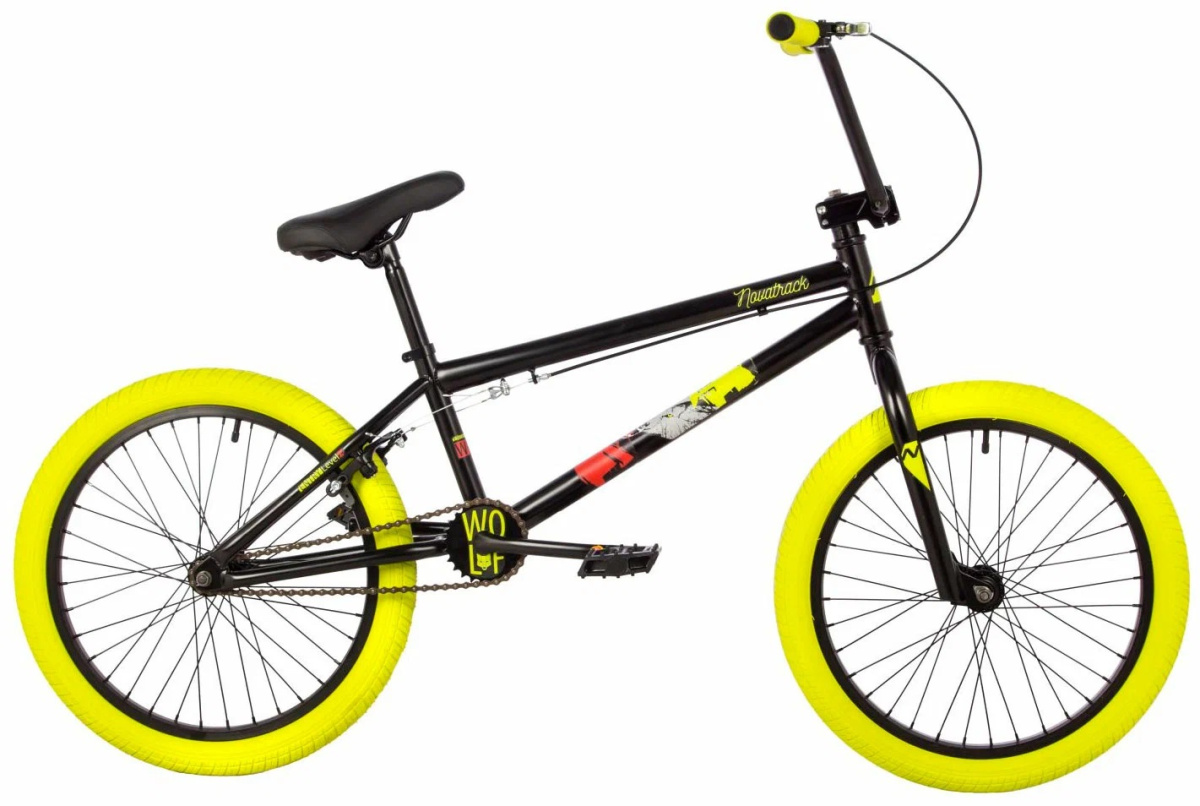 Велосипед BMX Novatrack WOLF 20" 21" черный 20BMX.WOLF.BK23 2023 фото 2 Велосипед BMX Novatrack WOLF 20" 21" черный 20BMX.WOLF.BK23 2023 фото 2