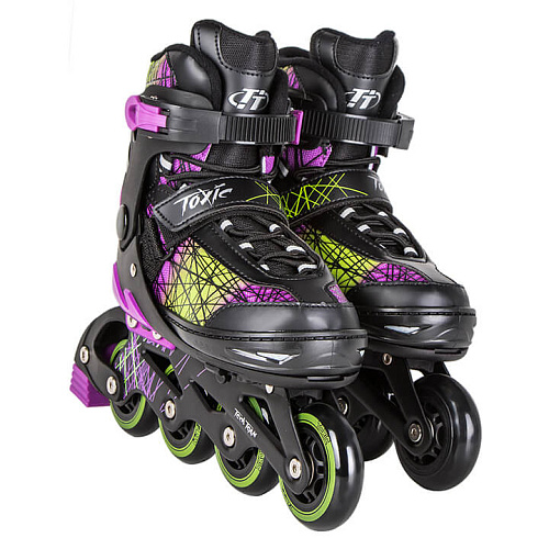 													Роликовые коньки Tech Team Toxic, 27-30 (XS) фиолетовый, , 087280