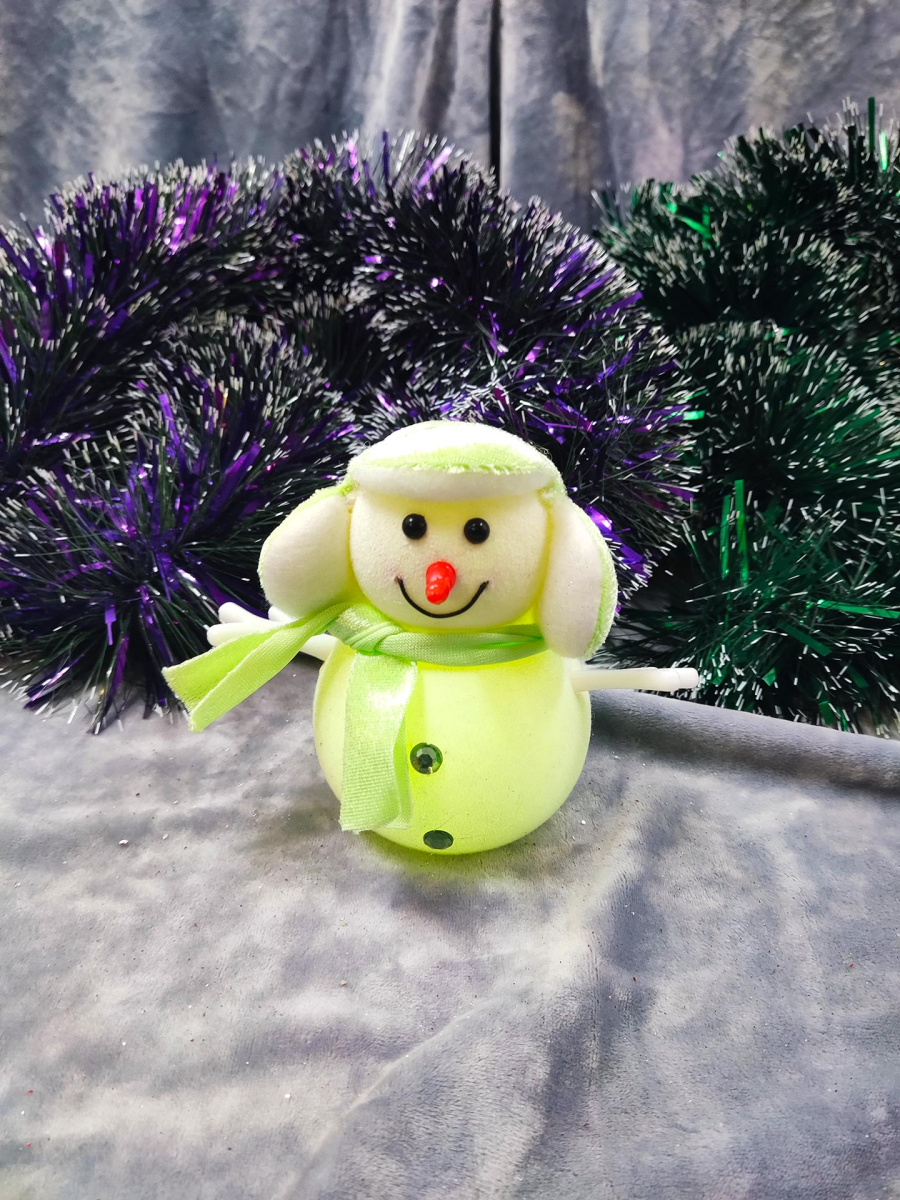Снеговик 12 см зеленый 27010P-S5Green фото 5 Снеговик 12 см зеленый 27010P-S5Green фото 5