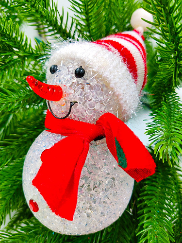 Снеговик 12 см красный 27010R фото 5 Снеговик 12 см красный 27010R фото 5