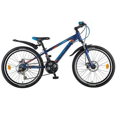 Велосипед горный Novatrack LUMEN 24" 11" 18 ск. синий 24AHD.LUMEN.11BL8 
