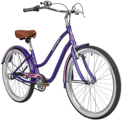 Велосипед круизёр Stinger CRUISER 3SL 26" 16" 3 ск. фиолетовый 26AHC.CRUISNEXL.16VT1 2021