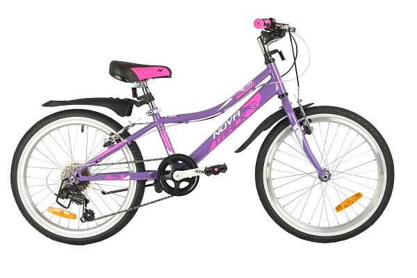 Велосипед горный Novatrack ALICE 20" 10,5" 6 ск. фиолетовый 20SH6V.ALICE.VL21 