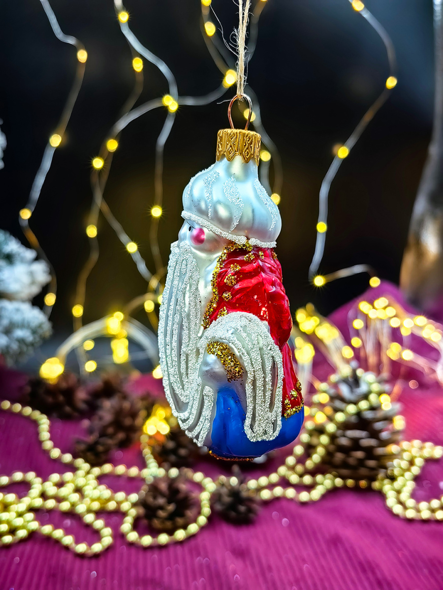 Елочная игрушка Старик Хоттабыч 9 см, стекло // Старик Хоттабыч фото 3 Елочная игрушка Старик Хоттабыч 9 см, стекло // Старик Хоттабыч фото 3