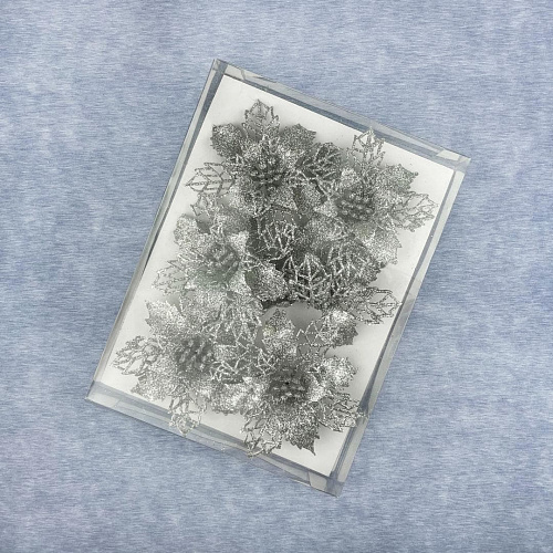 													Цветок серебро d  см 418/527s фото 2