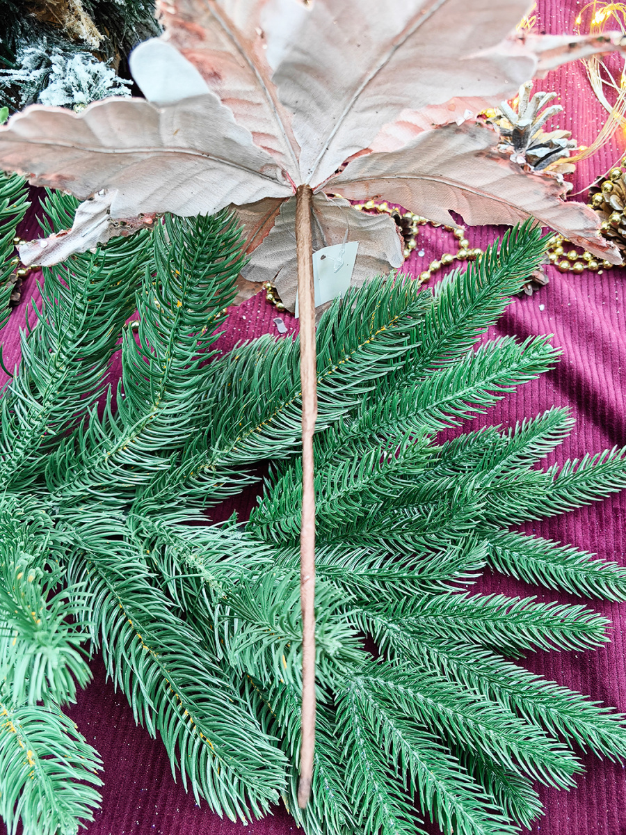 Цветок розовое золото d 26 см Р-7542 фото 3 Цветок розовое золото d 26 см Р-7542 фото 3