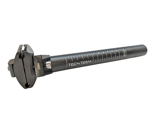 Подседельный штырь Tech Team JS-609, 27.2 x 250 мм, алюминий черный, TT2750