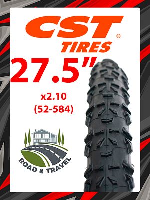 Велопокрышка CST 27.5"x2.10 (52-584) BEATER C1876  черный TB90968100