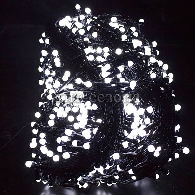  100 м, белый холодный 1000 LED, , провод , 2018510