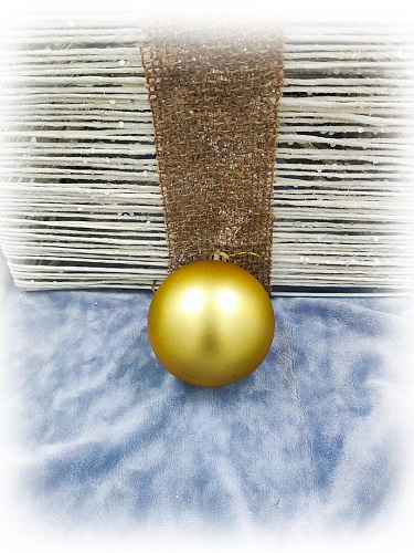 													Набор шаров 6 см 6 шт золотой 60MP06-01G фото 2
