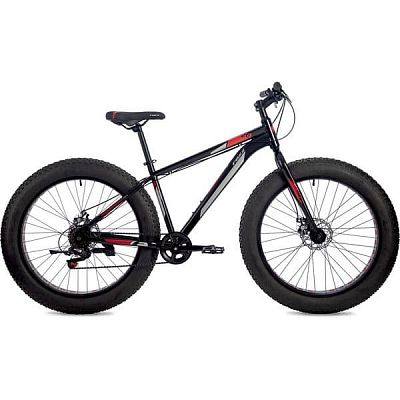 Велосипед Fat Bike Foxx JUMBO 26" 17" 6 ск. черный 26SHD.JUMBO.17BK0 2020 Велосипед Fat Bike Foxx JUMBO 26" 17" 6 ск. черный 26SHD.JUMBO.17BK0 2020