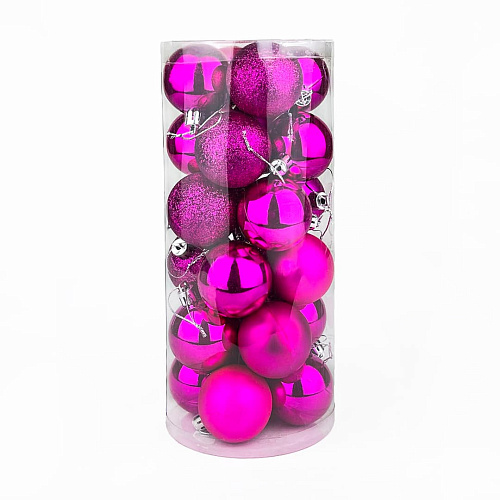 													Набор шаров 5 см 24 шт розовый WL-5024Pink фото 2