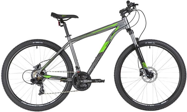 Велосипед горный Stinger Graphite Evo 27.5" 16" 21 ск. серый 27AHD.GRAPHEVO.16GR0 2020