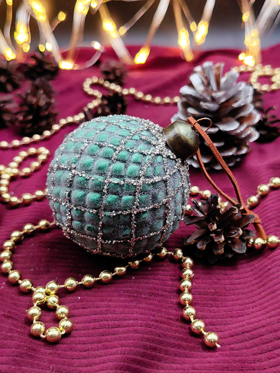 Шар изумрудный 8 см, стекло Merry Green MG24179 фото 2 Шар изумрудный 8 см, стекло Merry Green MG24179 фото 2