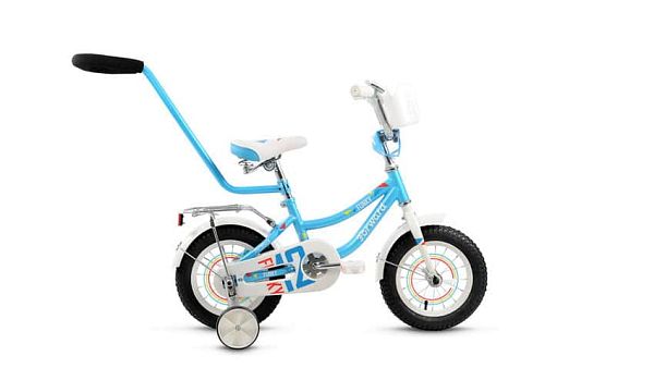 Велосипед детский FORWARD Funky 12 girl 12" XS 1 ск. синий глянцевый FORWARD Funky 12 girl  синий гл
