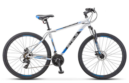 													Велосипед горный хардтейл  STELS Navigator 900 MD 29" 19" серебристый/синий LU085700 