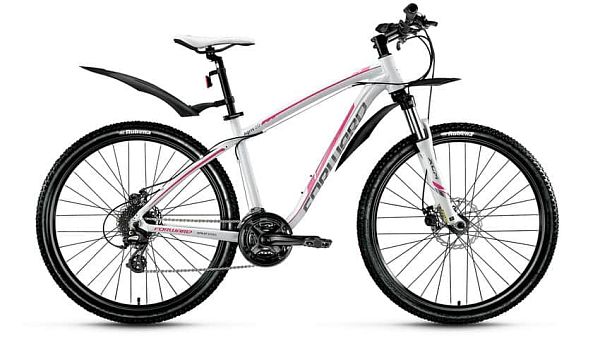 Велосипед горный FORWARD Agris 2.0 27,5" disc (2015) 27.5" 17" 24 ск. белый глянцевый FORWARD Agris 