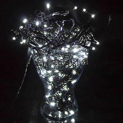  19,5 м, белый холодный 200 LED (19 диод. FLASH), , провод , 2018532