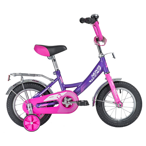 													Велосипед детский  Novatrack VECTOR 12" 8,5" фиолетовый 123VECTOR.LC20 2020 фото 3
