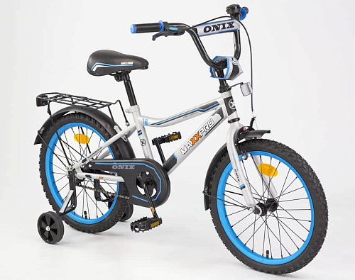 													Велосипед детский MAXXPRO ONIX 18" 10,5" матовый черно-синий ONIX-18-4 (19) 