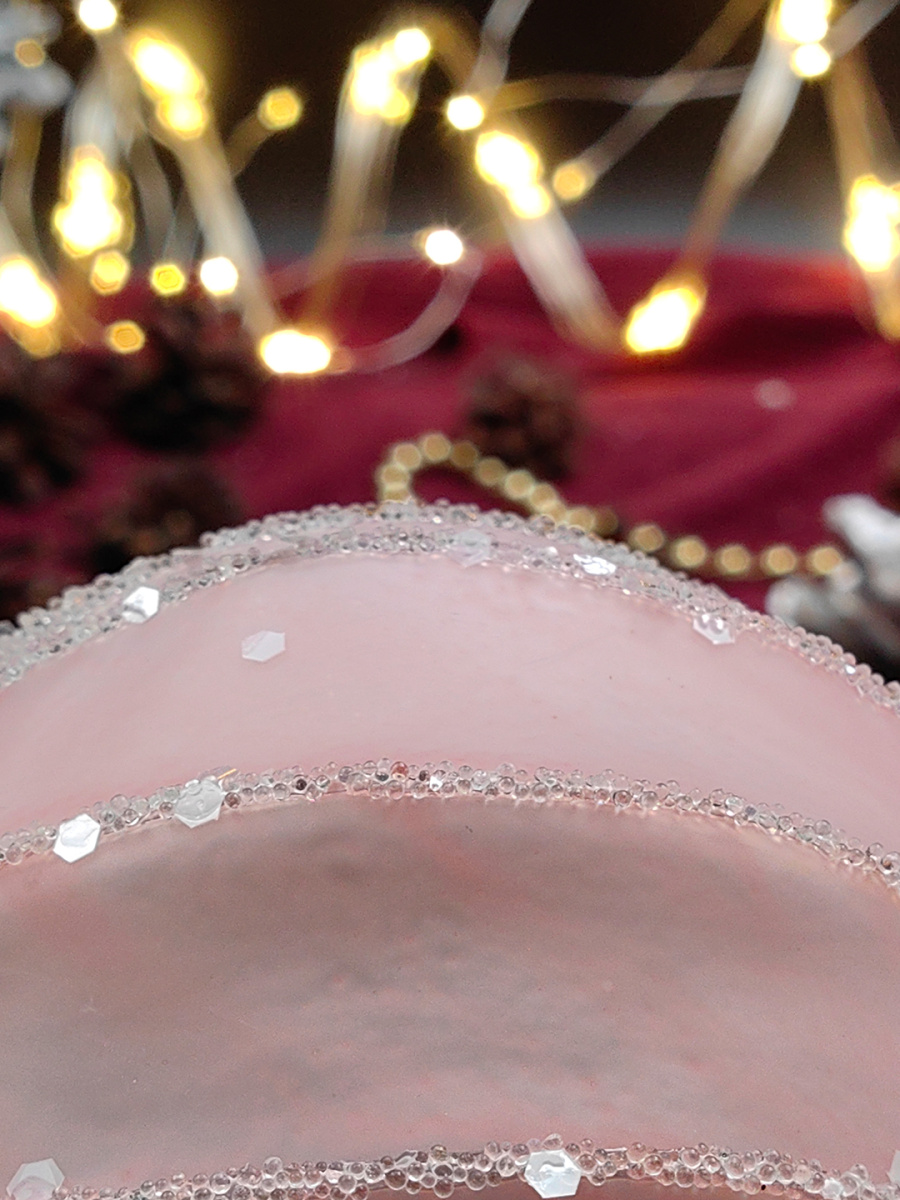 Шар жемчужно-розовый 8 см, стекло Merry Green MG24138 фото 4 Шар жемчужно-розовый 8 см, стекло Merry Green MG24138 фото 4