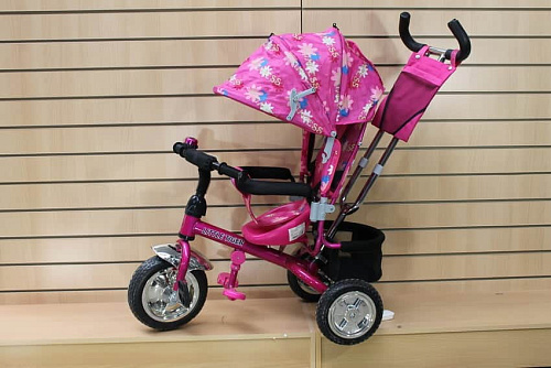 													Велосипед трехколесный   розовый 952D