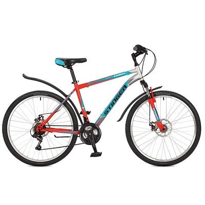 Велосипед горный Stinger Caiman D 24" 12,5" 18 ск. оранжевый 24SHD.CAIMD.12OR8 