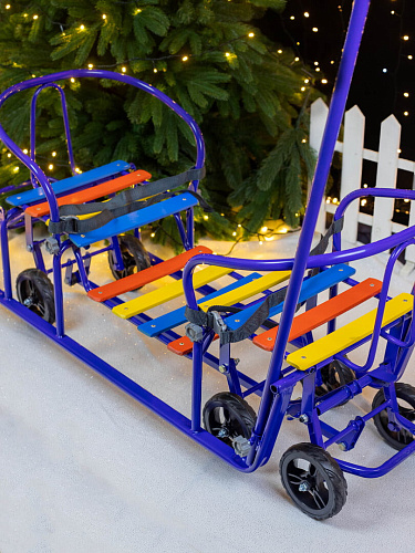 Санки-коляска детские Погодки Универсал 1 синий 7361591 фото 5 Санки-коляска детские Погодки Универсал 1 синий 7361591 фото 5