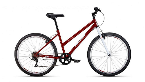 													Велосипед горный ALTAIR MTB HT 26 low 26" 17" 6 ск. красный/белый RBKT1M166008 2021