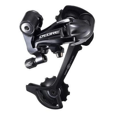 Переключатель задний Shimano Deore RD-M591 SGS, 9 скоростей, на адаптер (петух), длинная, 45T  31012
