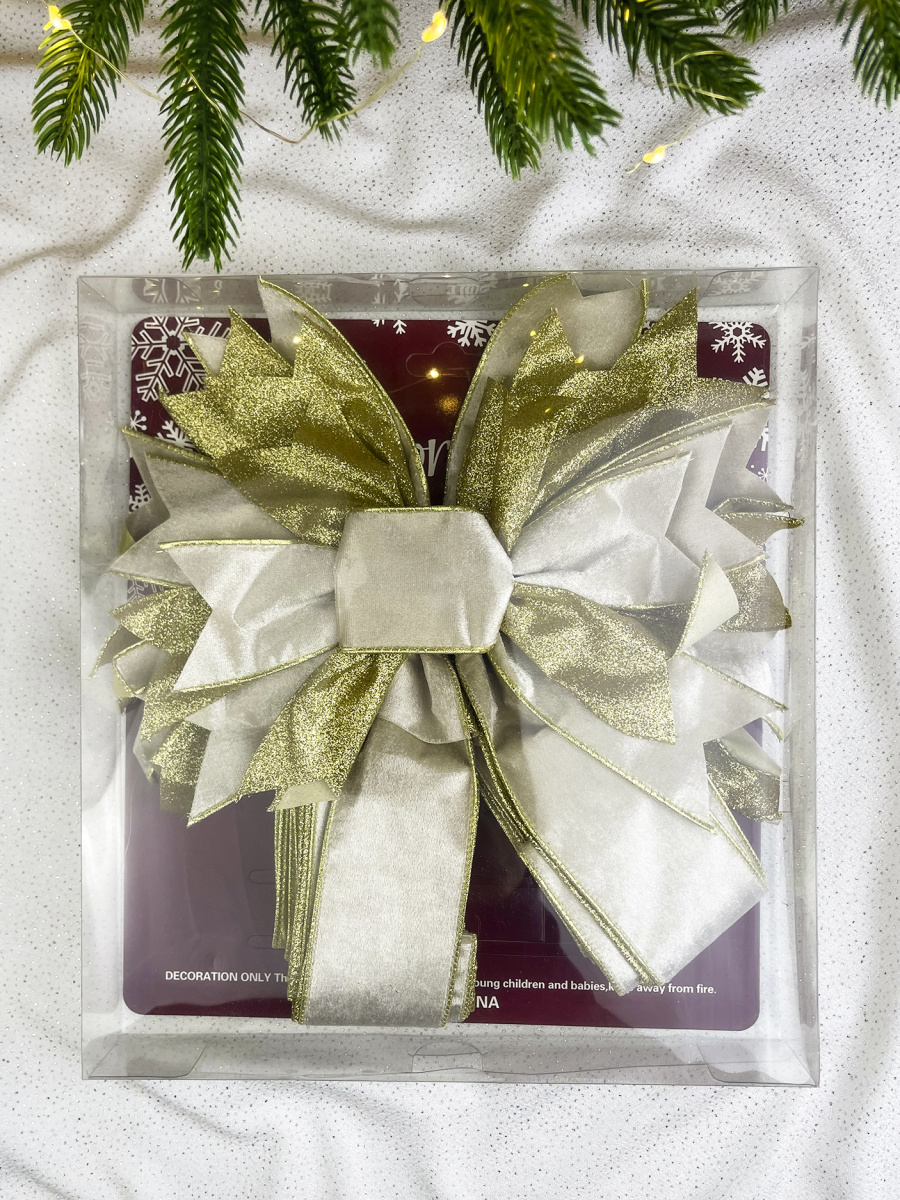 Бант с лентами 33х275 см бежевый 1шт 26-2 фото 7 Бант с лентами 33х275 см бежевый 1шт 26-2 фото 7