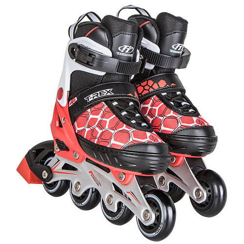 Роликовые коньки Tech Team T-Rex, 29-32 (XS) красный, , 087365 Роликовые коньки Tech Team T-Rex, 29-32 (XS) красный, , 087365