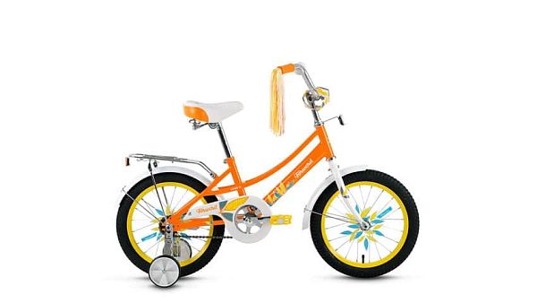 Велосипед городской FORWARD Azure 16 16"  1 ск. оранжевый глянцевый FORWARD Azure 16  оранжевый глян