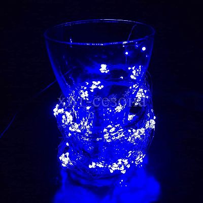 Конский хвост Роса 19 нитей по 2 м 380 LED синий China Dans 2018817 Blue