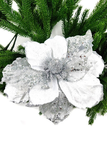 Цветок белый d 23 см Flo-12-3W фото 3 Цветок белый d 23 см Flo-12-3W фото 3