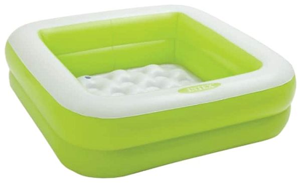 Бассейн детский надувной Intex Play Box Inflatable Square 86х86х25 см, арт. 57100green