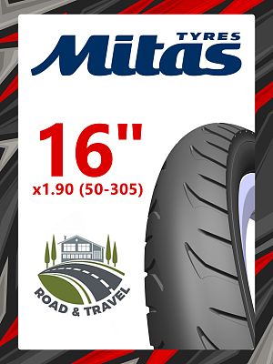 Велопокрышка Mitas 16"x1.90 (50-305) GOLF V63  черный 510951860042