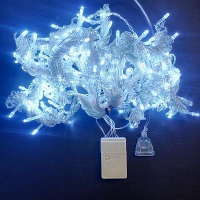 Светодиодный занавес штора 3x3 м, белый холодный 240 LED, , провод , 600L(п/п)-white Светодиодный занавес штора 3x3 м, белый холодный 240 LED, , провод , 600L(п/п)-white