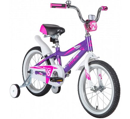 Велосипед детский Novatrack NOVARA 16" 9,5" 1 ск. фиолетовый 165ANOVARA.LC20 2020