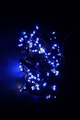  19,5 м м, синий 200 LED, , провод , 9918203blue