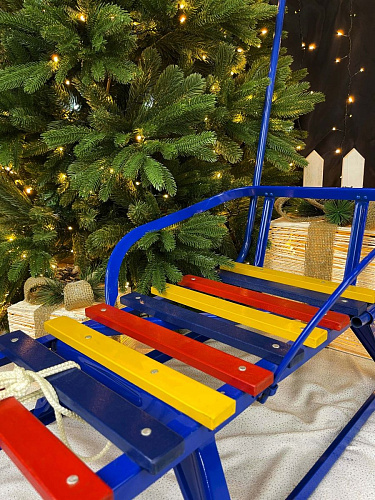 Санки детские Мечта-20 синий СДУ-5315.00.00-05П фото 3 Санки детские Мечта-20 синий СДУ-5315.00.00-05П фото 3