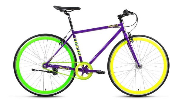 Велосипед городской FORWARD Indie Jam 2.0 28"/700c 18" 1 ск. фиолетовый глянцевый FORWARD Indie Jam 